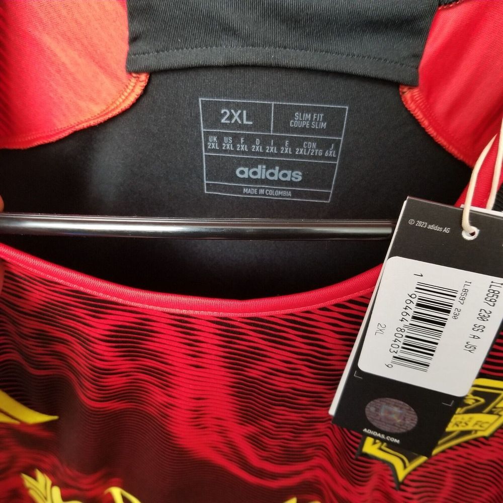 2023 Adidas Men's Seattle Sounders Away Bruce Lee Soccer Jersey 2XL XXL MLS‎ US - Picture 3 of 13